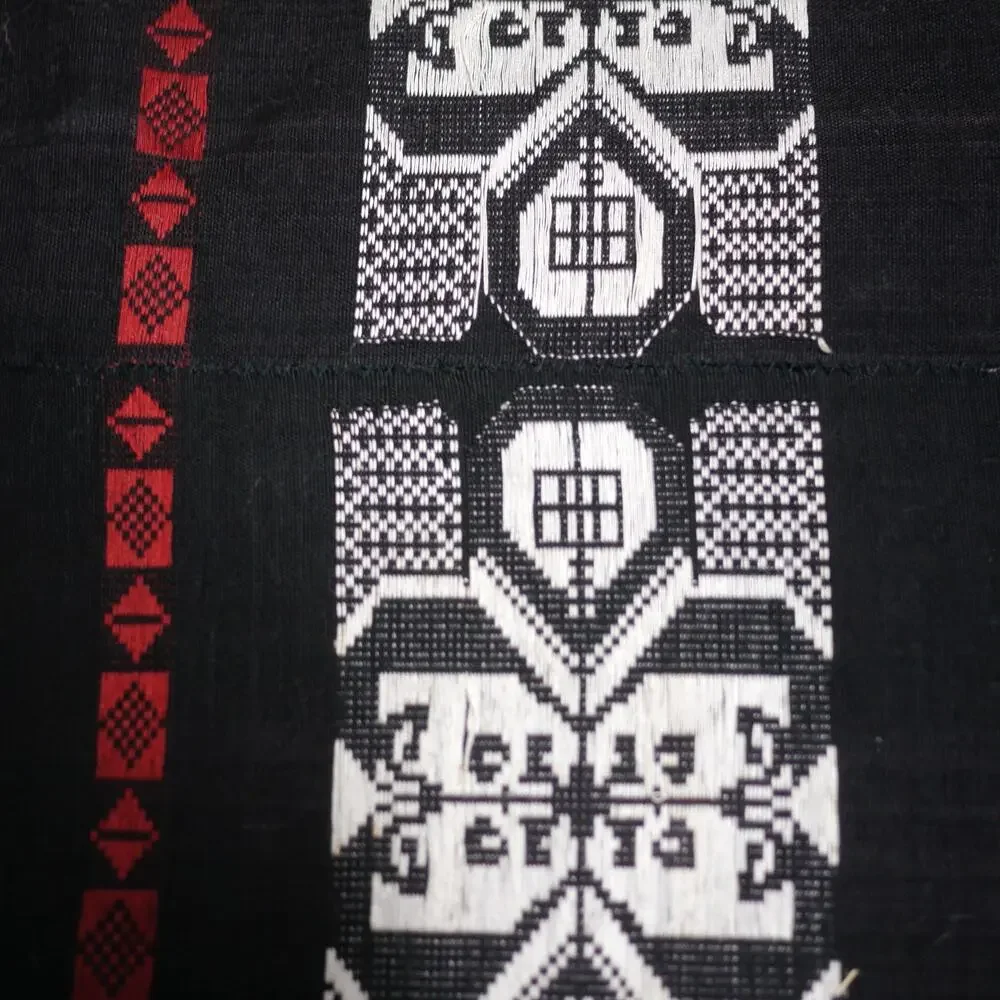 Vintage Mid Century Southwestern Abstract Pattern Cotton Fabric 31” x 72”